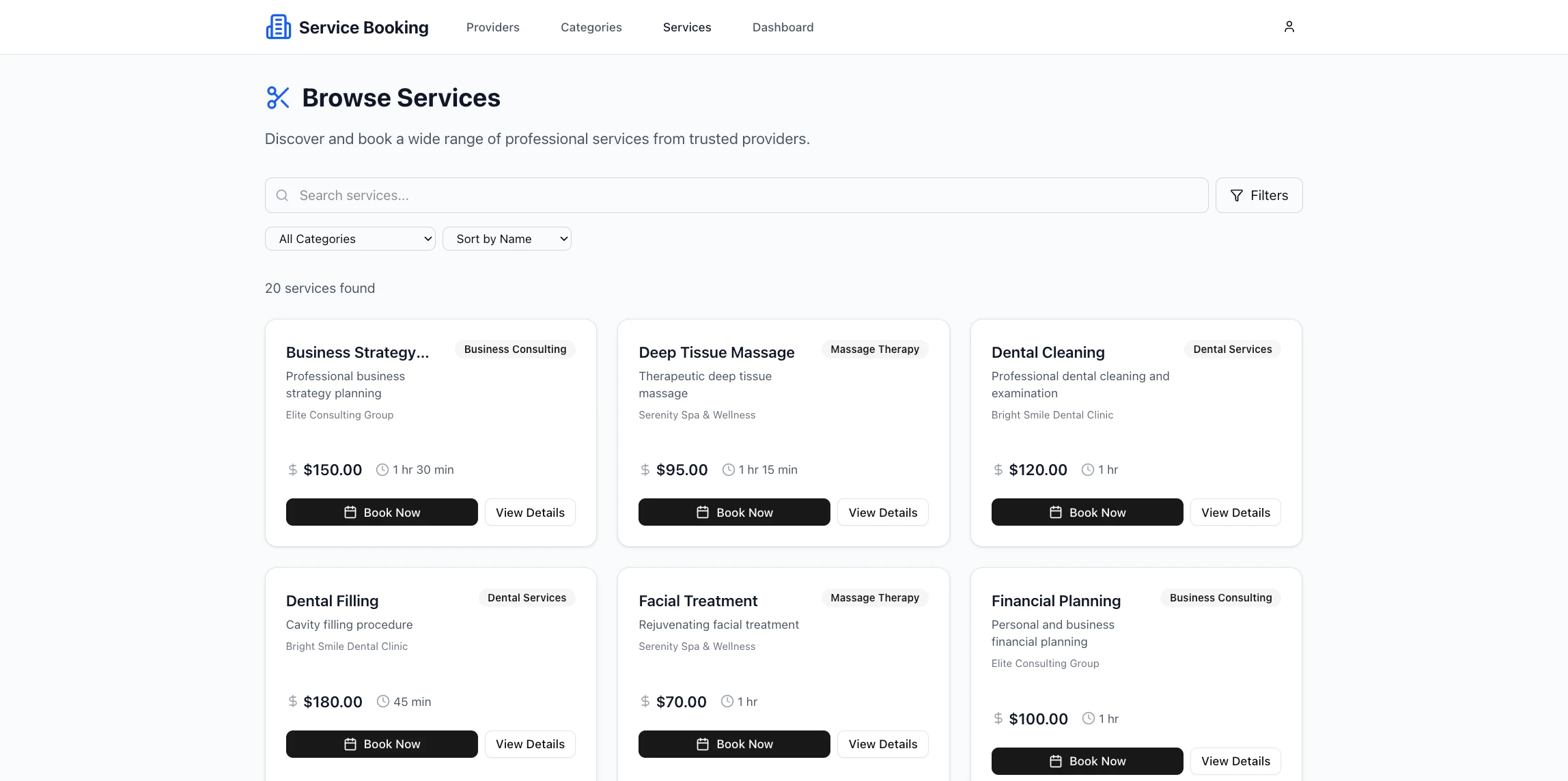 Service Booking System thumbnail