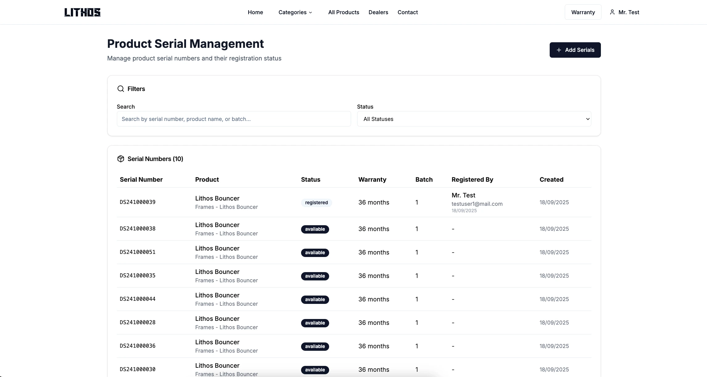 Lithos Bike E-commerce Platform thumbnail 3